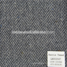 Fabric herringbone wool for coat of men and women